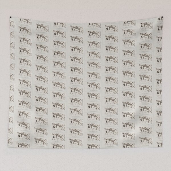 Item preview, Ichthyosaurus  Skeleton illustration designed and sold by Vintage Designs +.