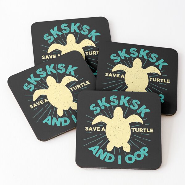 Item preview, Sksksk and I oop save a turtle vintage 80s style gift girls and young women  designed and sold by alenaz.