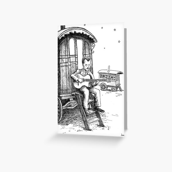 Item preview, Django Reinhardt designed and sold by Joel Tarling.