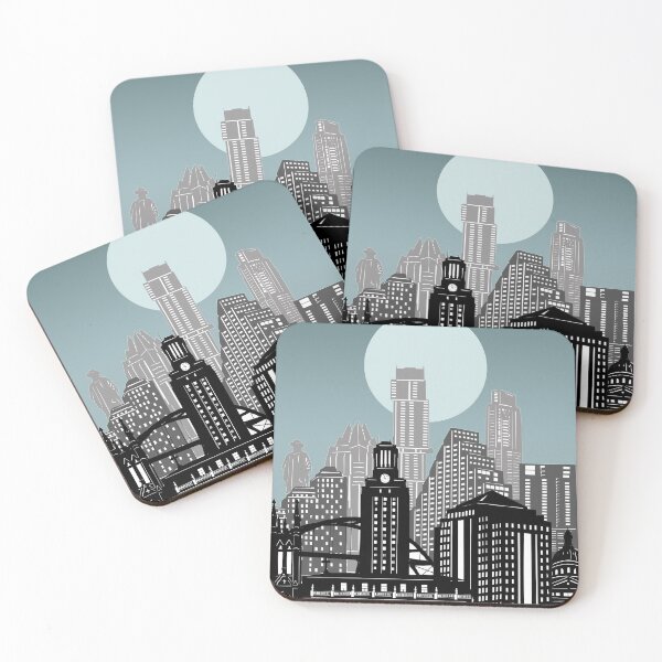Item preview, austin skyline designed and sold by BekimART2.