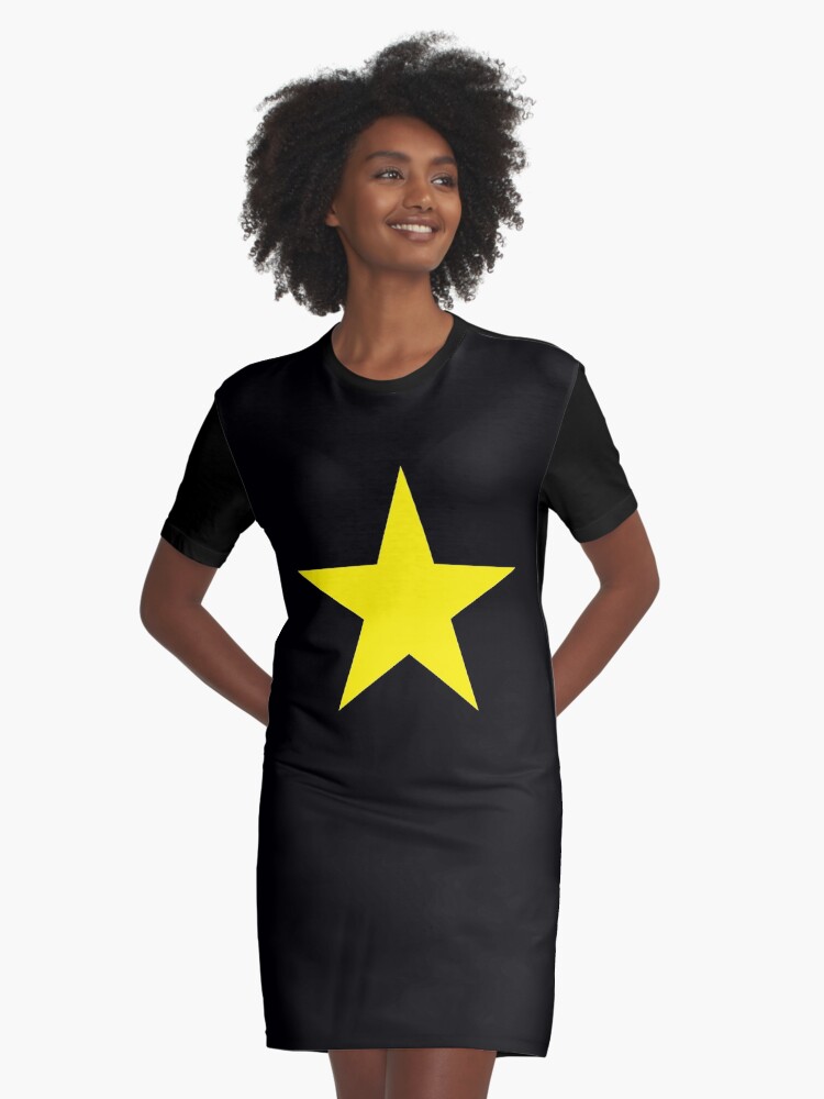 yellow star dress