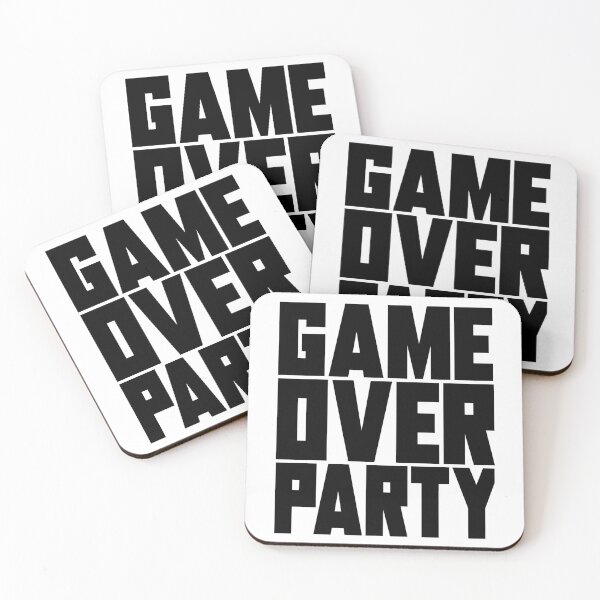 Item preview, game over party designed and sold by DesignDS.