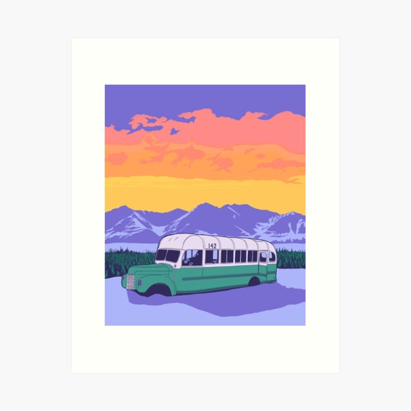 Bus 142 Poster Art Print