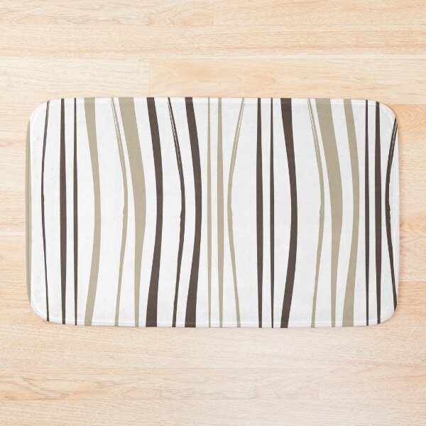Item preview, Brown Cool Stripes White designed and sold by MissDewi.