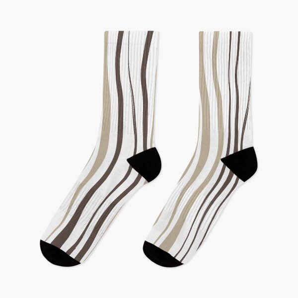 Item preview, Brown Cool Stripes White designed and sold by MissDewi.