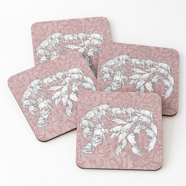 Item preview, Afrotheria – Evolution - Pink Background designed and sold by EvolutionPoster.