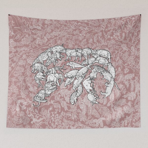 Item preview, Afrotheria – Evolution - Pink Background designed and sold by EvolutionPoster.