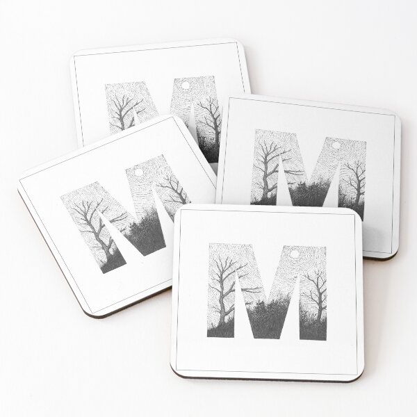 Item preview, Ink-Drawn Alphabet - Letter M designed and sold by This Inkling.