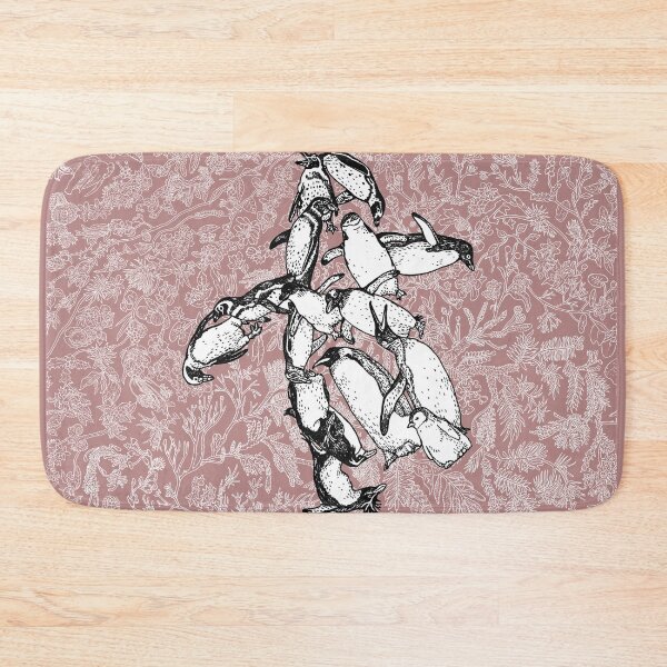 Item preview, Penguins - Birds - Evolution - Pink Background designed and sold by EvolutionPoster.