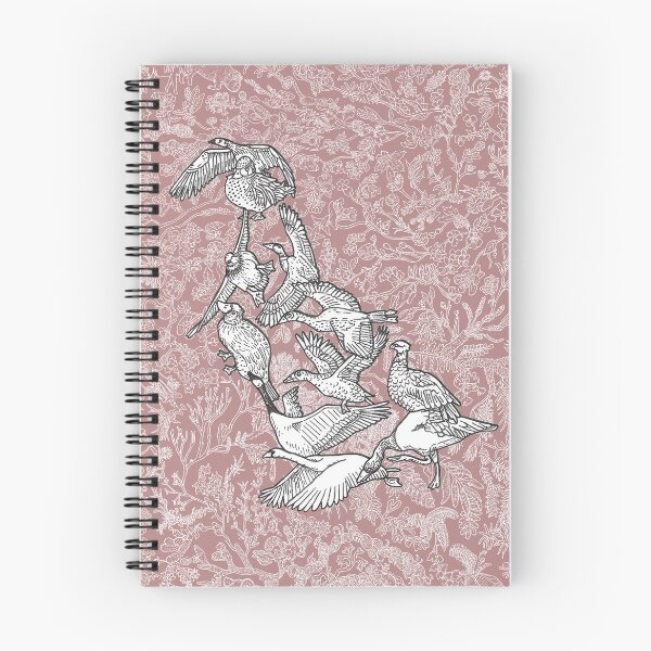 Item preview, Anseriformes - Ducks - Birds - Evolution - Pink Background designed and sold by EvolutionPoster.