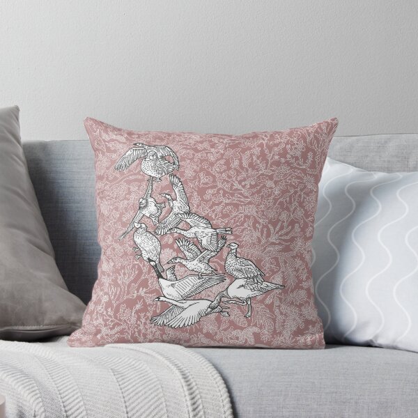 Item preview, Anseriformes - Ducks - Birds - Evolution - Pink Background designed and sold by EvolutionPoster.