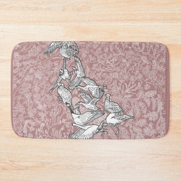 Item preview, Anseriformes - Ducks - Birds - Evolution - Pink Background designed and sold by EvolutionPoster.