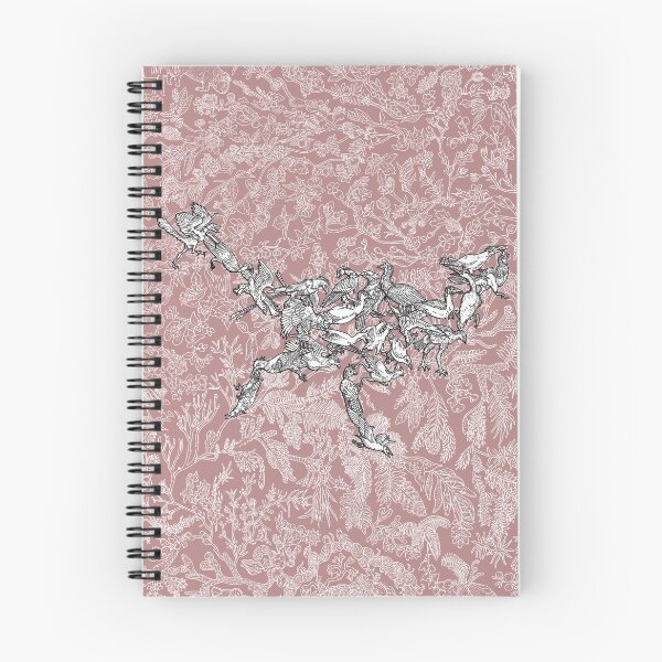 Item preview, Avialae (exc modern birds) - Evolution - Pink Background designed and sold by EvolutionPoster.