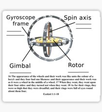 Ezekiel Gyroscope - English Sticker