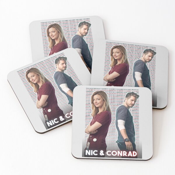 Item preview, The Resident "Nic And Conrad" Poster designed and sold by AnsykD.