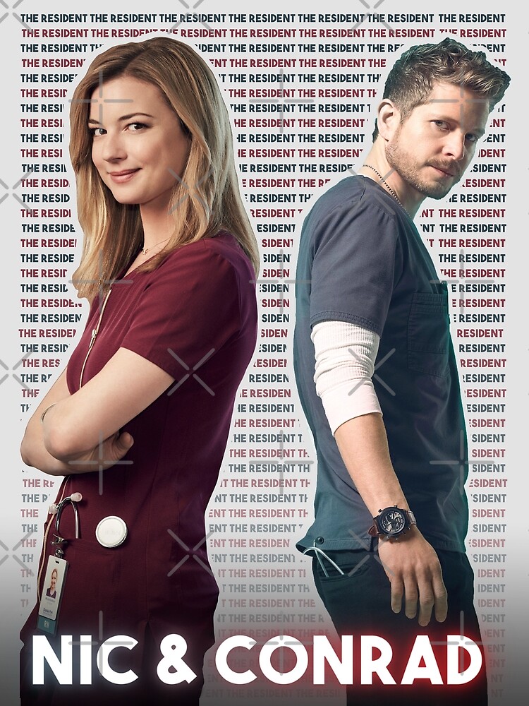 The Resident Nic And Conrad Poster Poster By Ansykd Redbubble