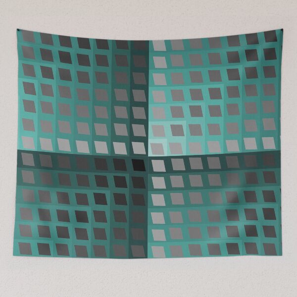 Item preview, Rainbow Squares 9 designed and sold by ApArtPaintings.