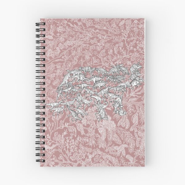 Item preview, Ornithischia - Triceratops - Dinosaurs - Evolution - Pink Background designed and sold by EvolutionPoster.