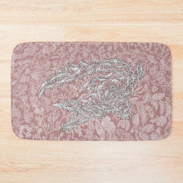 Item preview, Archosauriformes (exc dinosaurs) - Evolution - Pink Background designed and sold by EvolutionPoster.