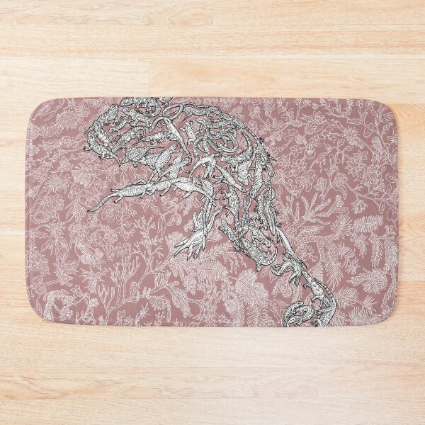Item preview, Reptiles - Lepidosauomorpha - Evolution - Pink Background designed and sold by EvolutionPoster.