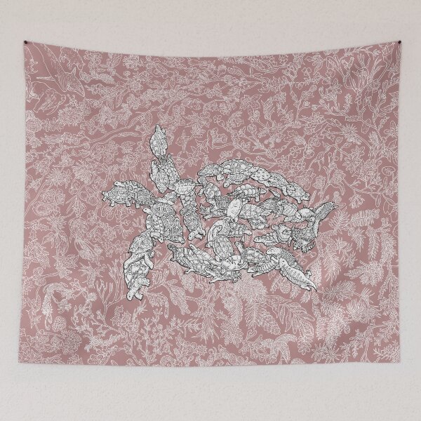Item preview, Turtles - Evolution - Pink Background designed and sold by EvolutionPoster.