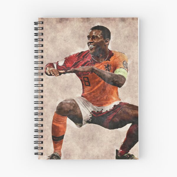 Item preview, GINI WIJNALDUM LIVERPOOL NETHERLANDS OIL CANVAS ARTWORK FC designed and sold by m9homas.