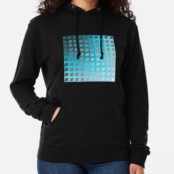 Rainbow Squares 12 Lightweight Hoodie