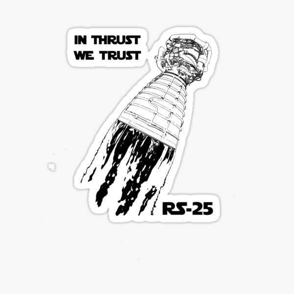 Item preview, In Thrust We Trust designed and sold by Gymjunky95.