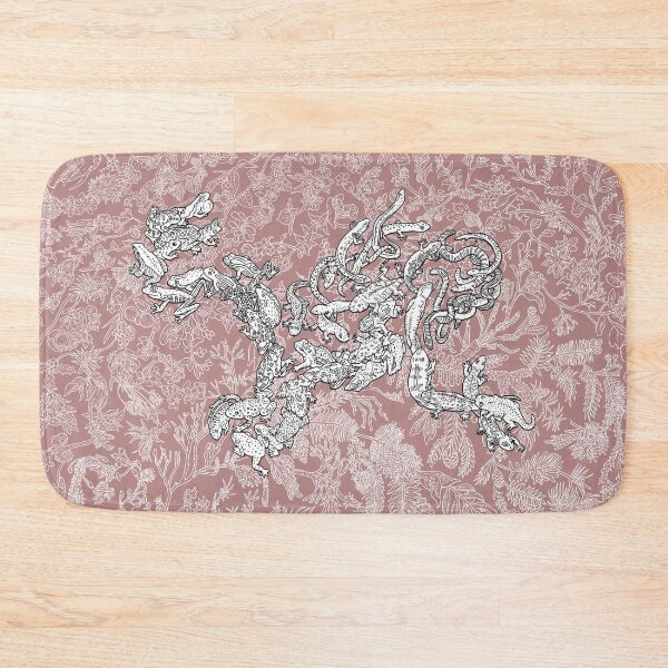 Item preview, Amphibians - Frog - Evolution - Pink Background designed and sold by EvolutionPoster.