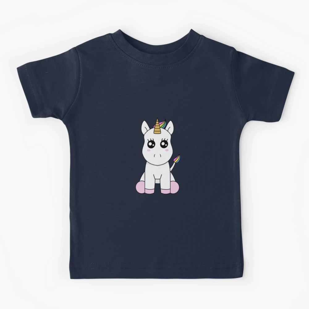 Be Just Like Me Cute Big Eye Unicorn Kids Girls T-Shirt