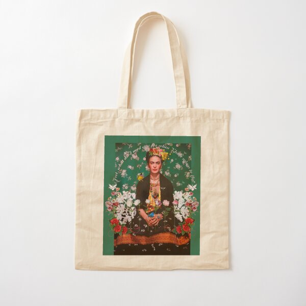 Alas para volar Frida Kahlo Bolsa de algodón