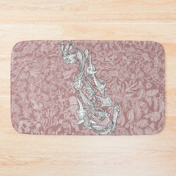 Item preview, Placoderms - Armouredfish - Evolution - Pink Background designed and sold by EvolutionPoster.