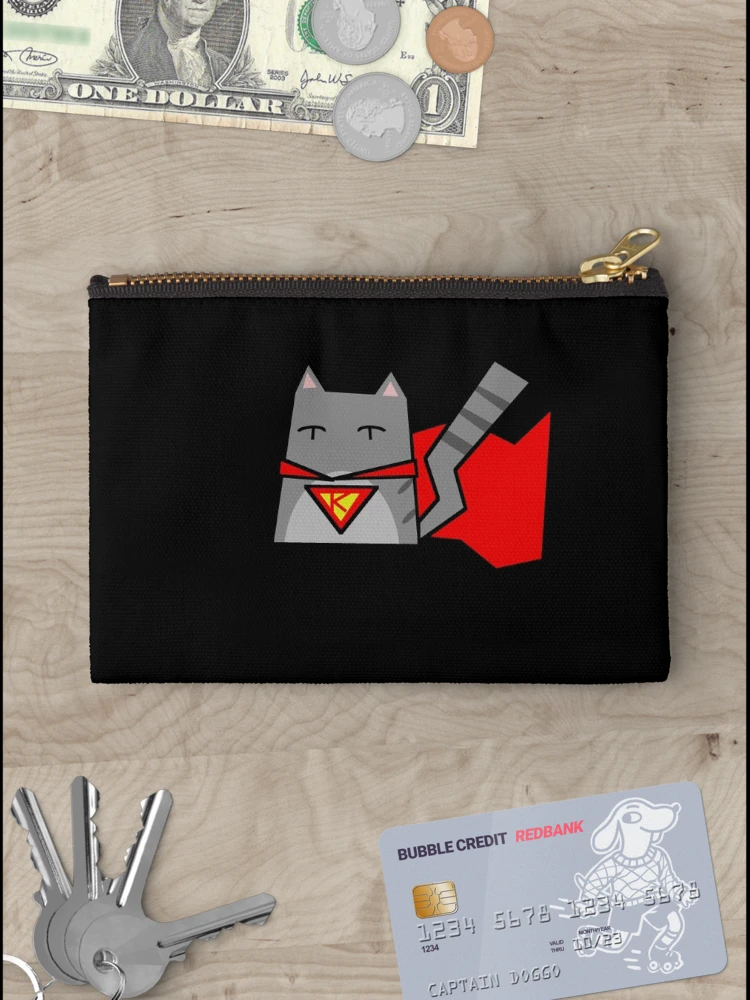 Thumbnail 3 of 4, Zipper Pouch, Supercat designed and sold by Rjcham.