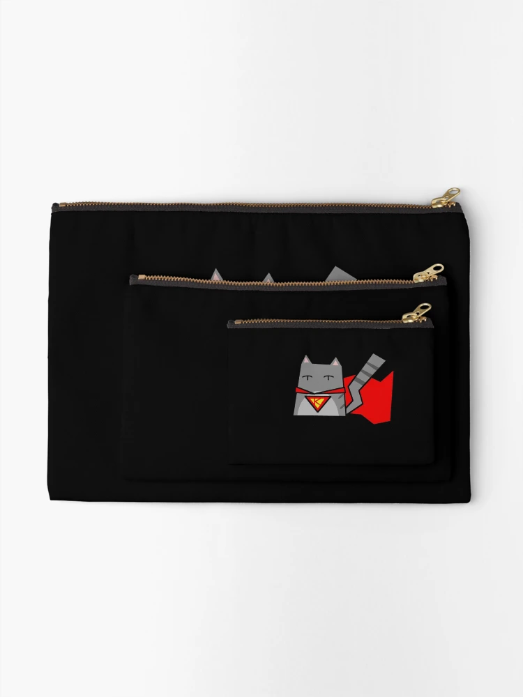 Thumbnail 2 of 4, Zipper Pouch, Supercat designed and sold by Rjcham.