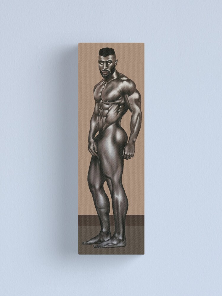 Alternate view of African Apollo Canvas Print