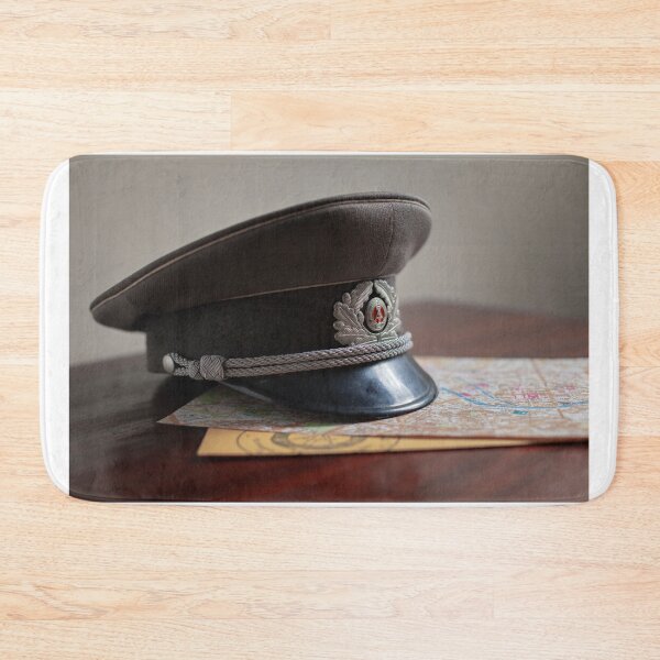 Item preview, Stasi officer cap on a map of Berlin designed and sold by scottimage.