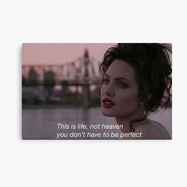 Item preview, Angelina Jolie aesthetic movie quote designed and sold by Myheartofworship.