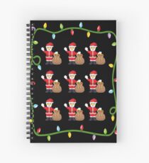 OMG Santa Coming Spiral Notebook