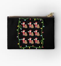OMG Santa Coming Zipper Pouch