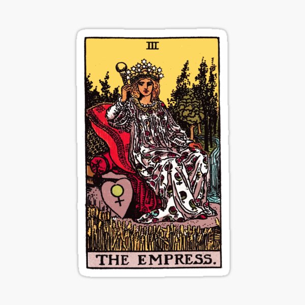 Tarot - The Empress Sticker