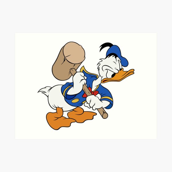 Donald Duck Impression artistique