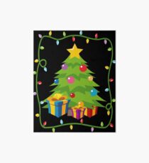 OMG Santa Coming Art Board Print