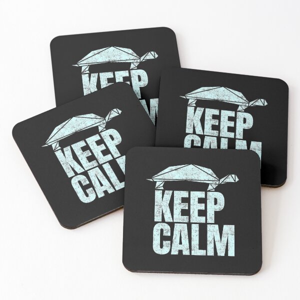 Item preview, Keep Calm Funny Cool Turtle No Stress Office Focused Gift designed and sold by peter2art.