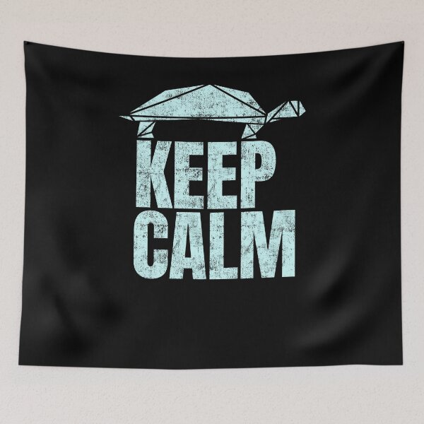 Item preview, Keep Calm Funny Cool Turtle No Stress Office Focused Gift designed and sold by peter2art.