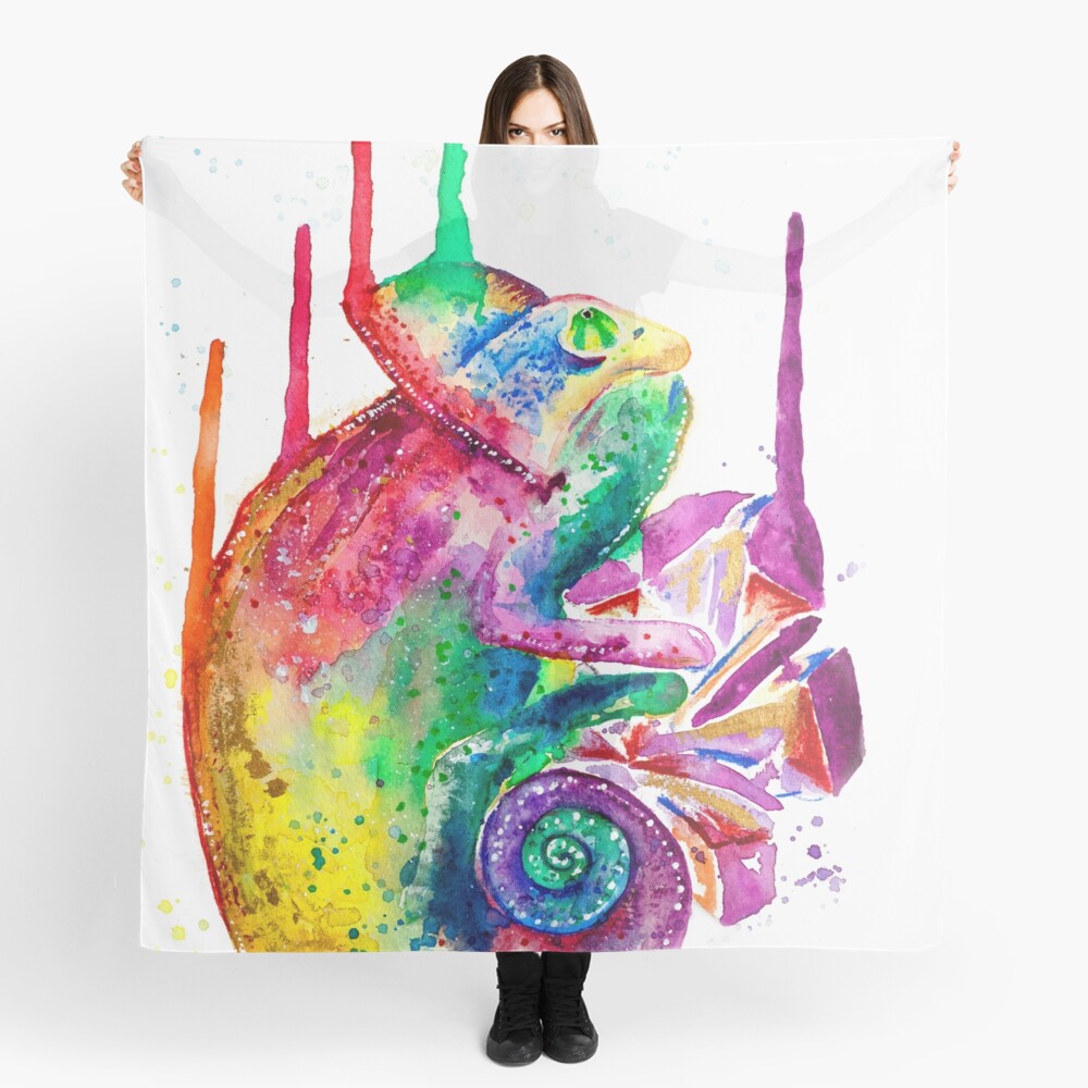 Steve the Chameleon Scarf