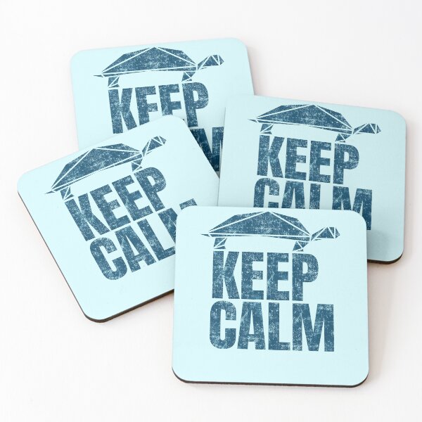 Item preview, Keep Calm Funny Cool Turtle No Stress Office Focused Gift designed and sold by peter2art.