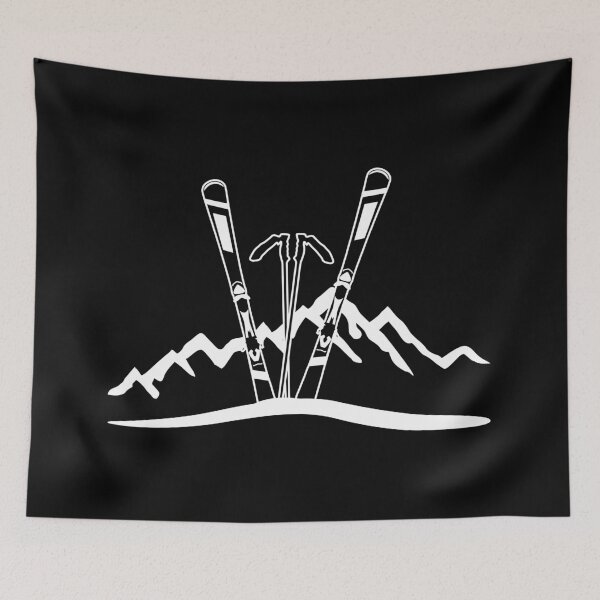 Item preview, Ski and mountains, skiing designed and sold by claudiasartwork.