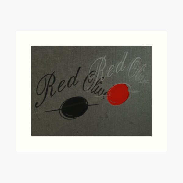 Item preview, red olive. inner suburbs, melbourne designed and sold by bodhiimages.