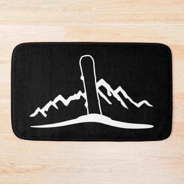 Item preview, Snowboard and mountains designed and sold by claudiasartwork.