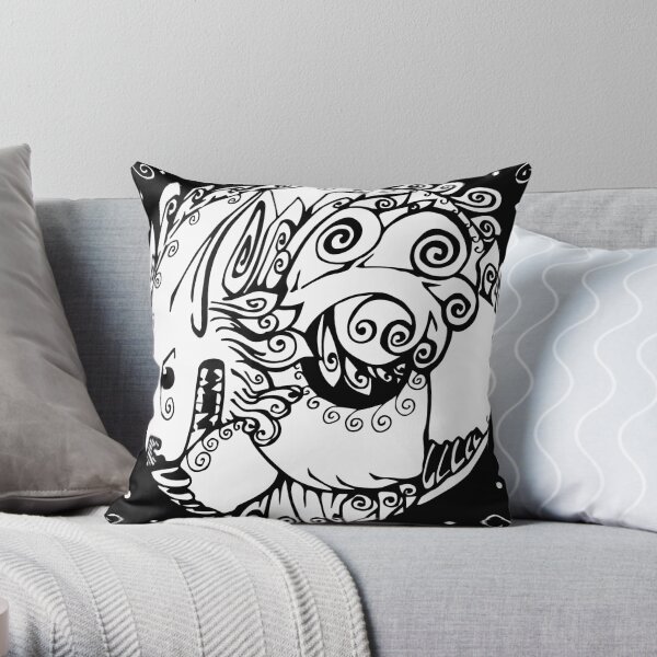 Fu Dog Throw Pillow